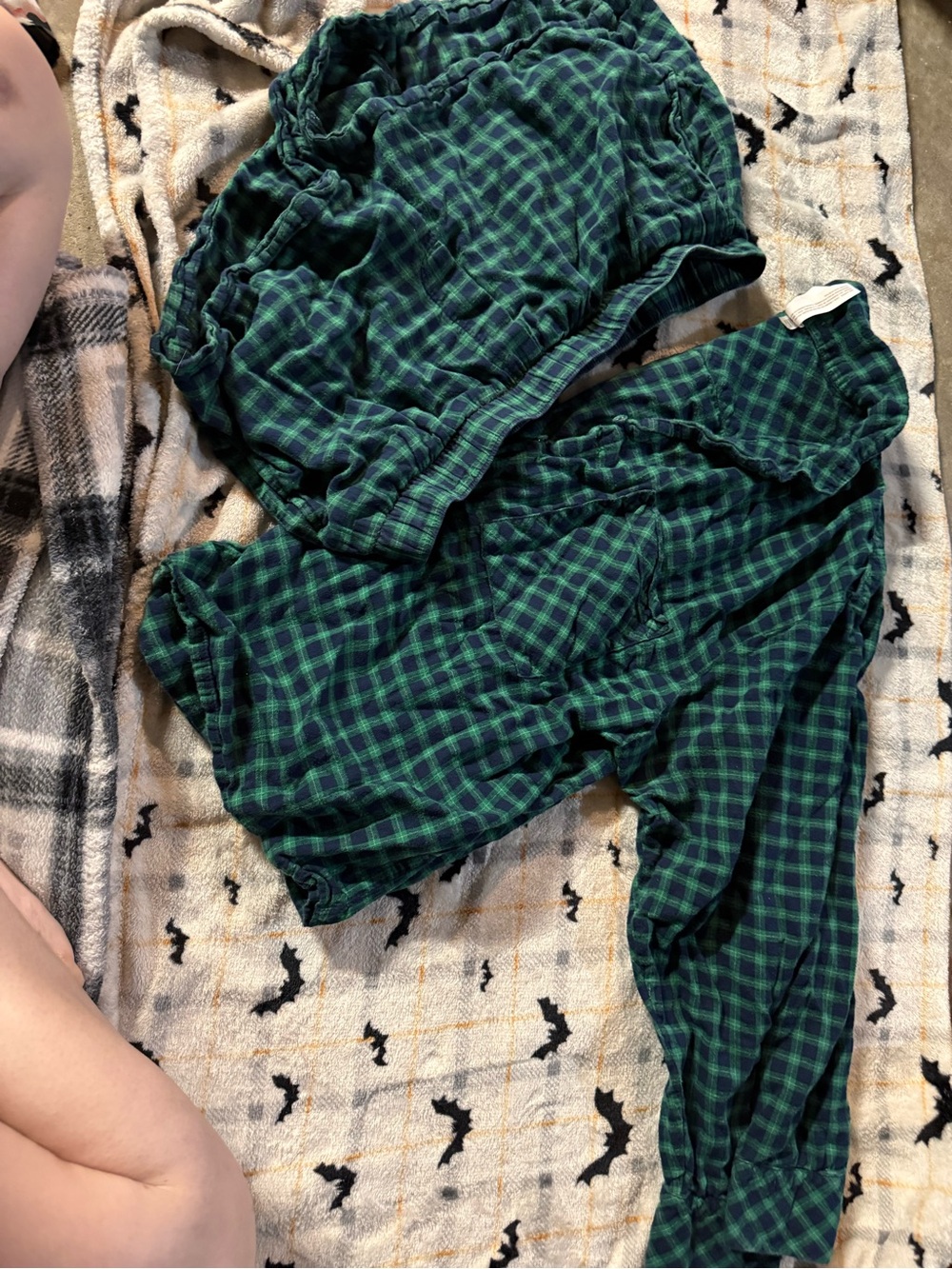 Target Green and Navy Plaid Flannel Shirt